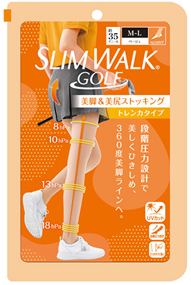 SLIM WALK GOLF 美脚＆美尻ストッキング